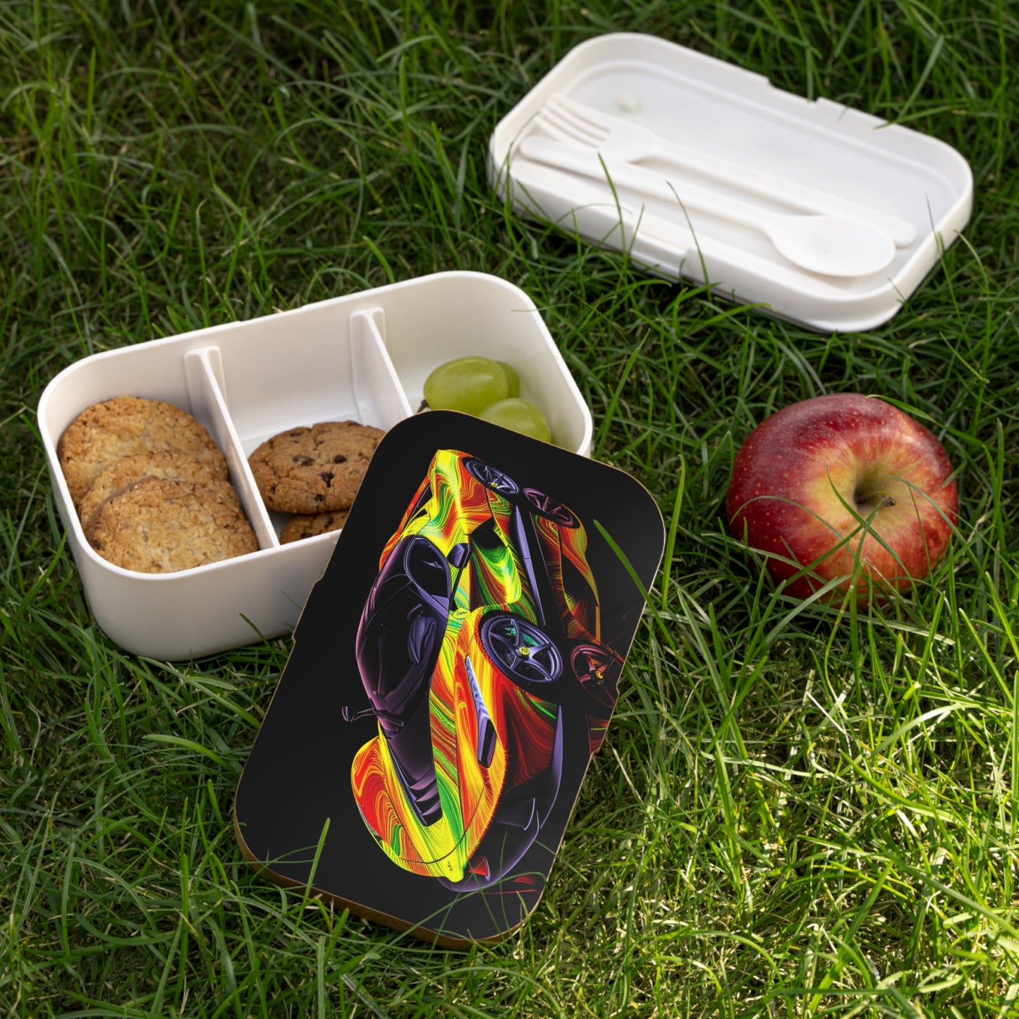 Bento Lunch Box Ferrari Neon 4