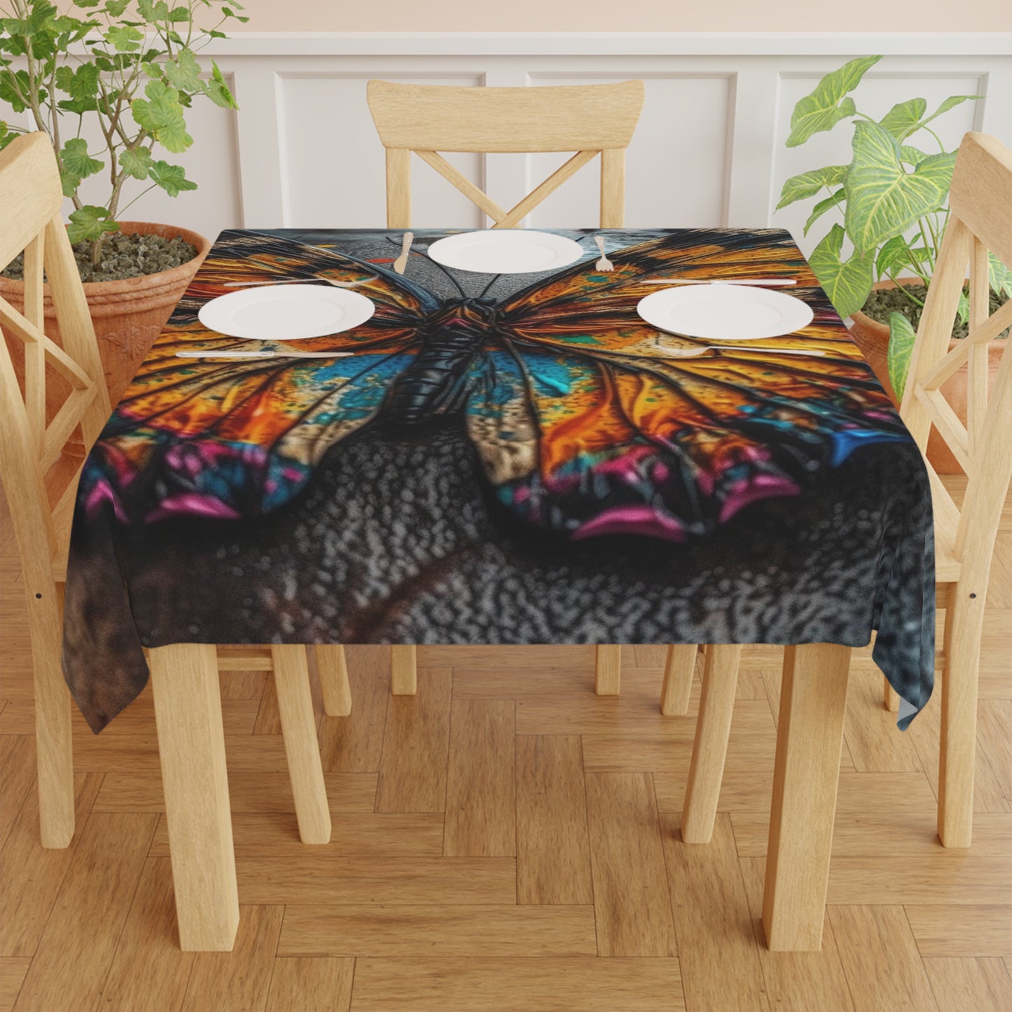 Tablecloth Liquid Street Butterfly 1