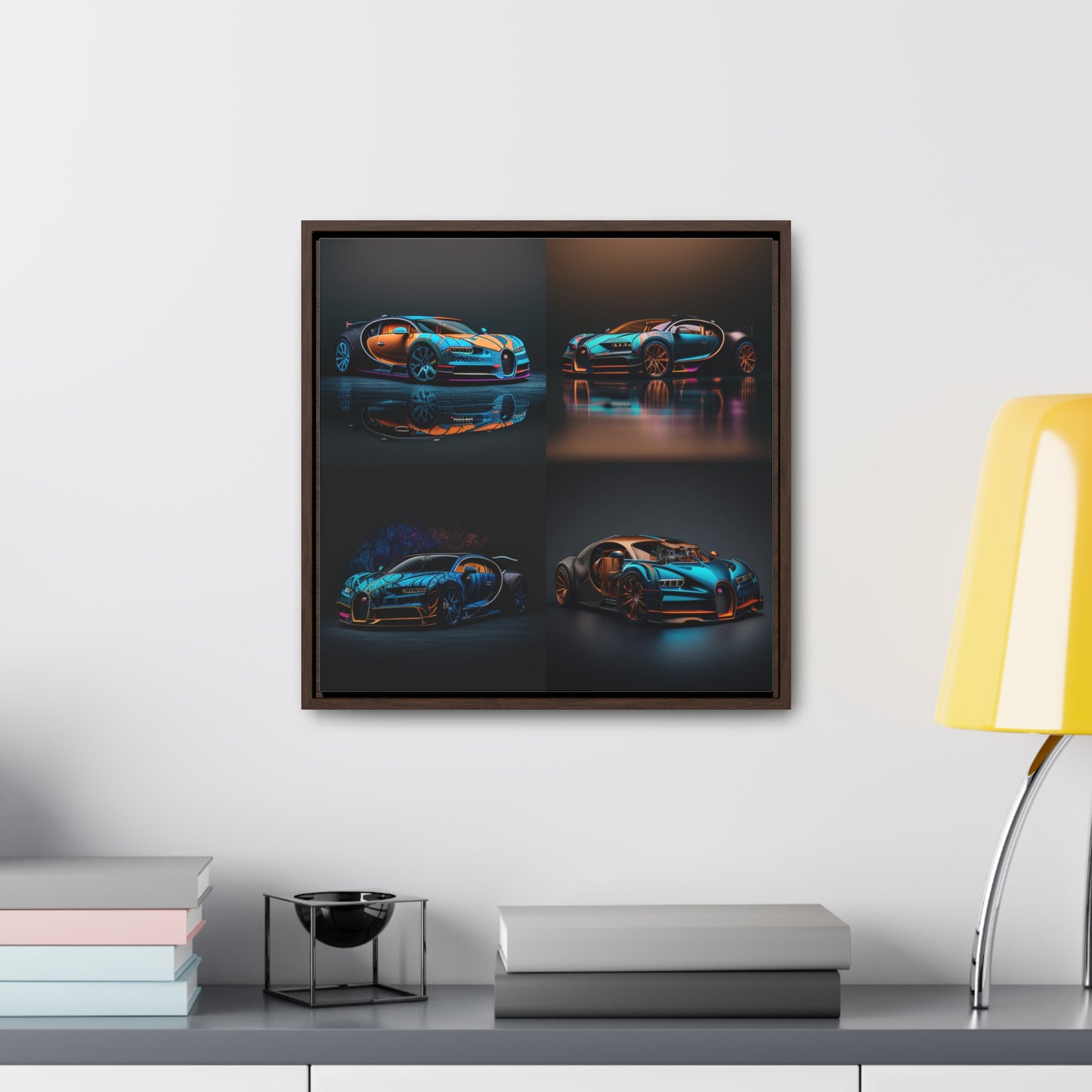 Gallery Canvas Wraps, Square Frame Bugatti Blue 5