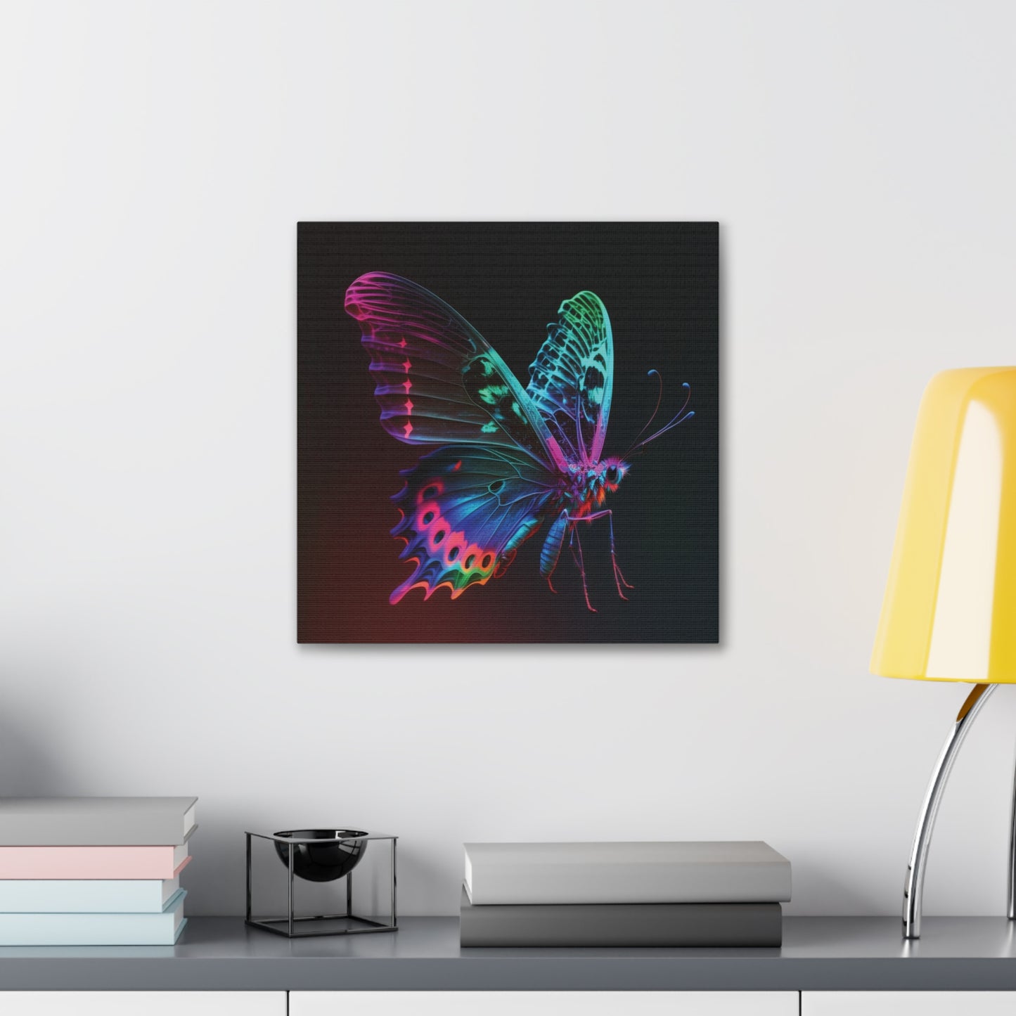 Canvas Gallery Wraps Raw Hyper Color Butterfly 1