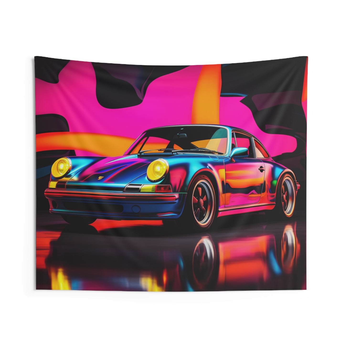 Indoor Wall Tapestries Macro Porsche 2