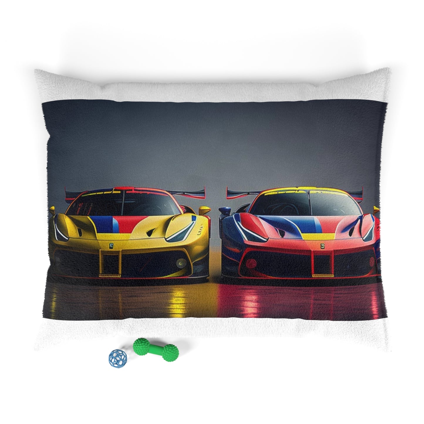 Pet Bed Ferrari Red Blue 1