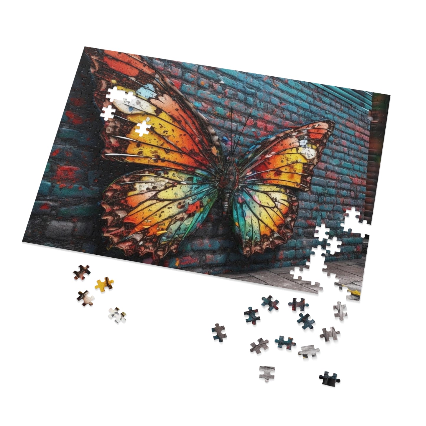 Jigsaw Puzzle (30, 110, 252, 500,1000-Piece) Liquid Street Butterfly 2