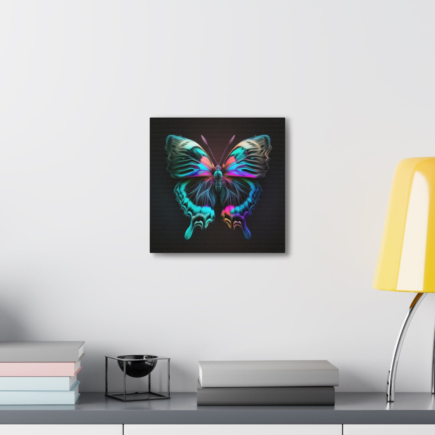 Canvas Gallery Wraps Neon Butterfly Fusion 3