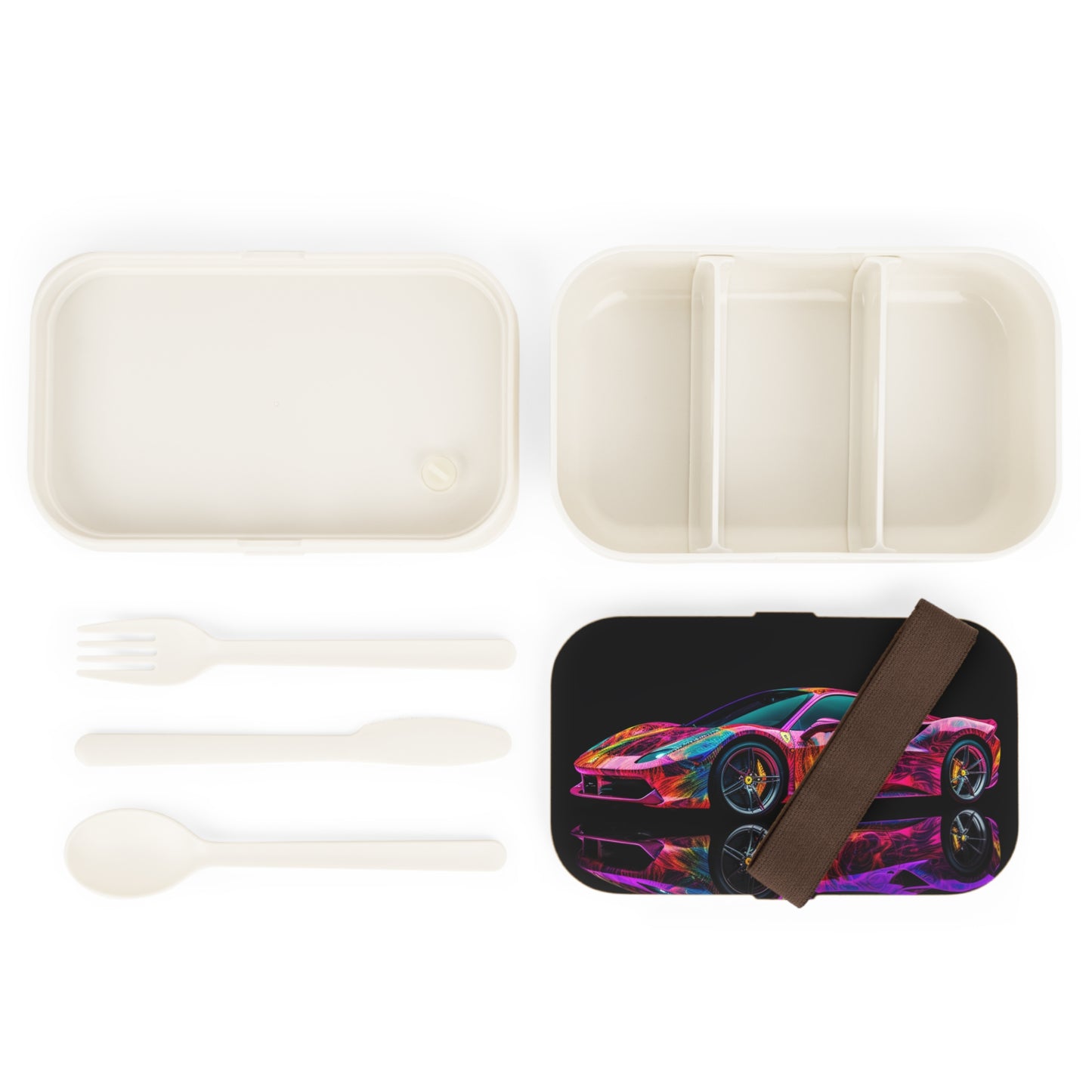 Bento Lunch Box Ferrari Color 4