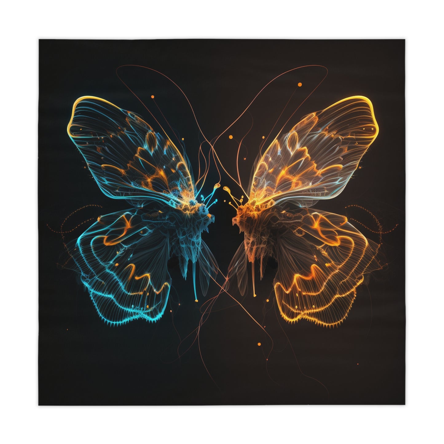 Tablecloth Neon Glo Butterfly 1