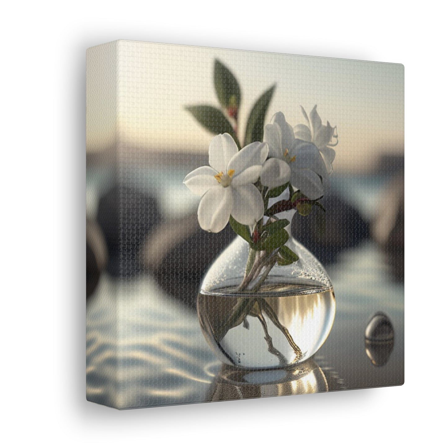 Canvas Gallery Wraps Jasmine glass vase 1