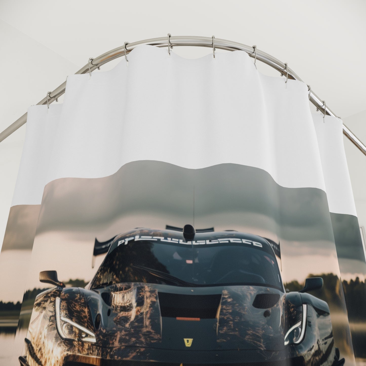 Polyester Shower Curtain Ferrari Lake 3