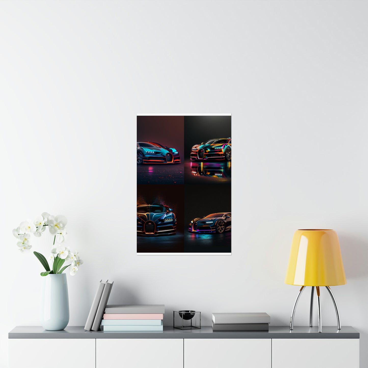 Premium Matte Vertical Posters Bugatti Chiron Super 5