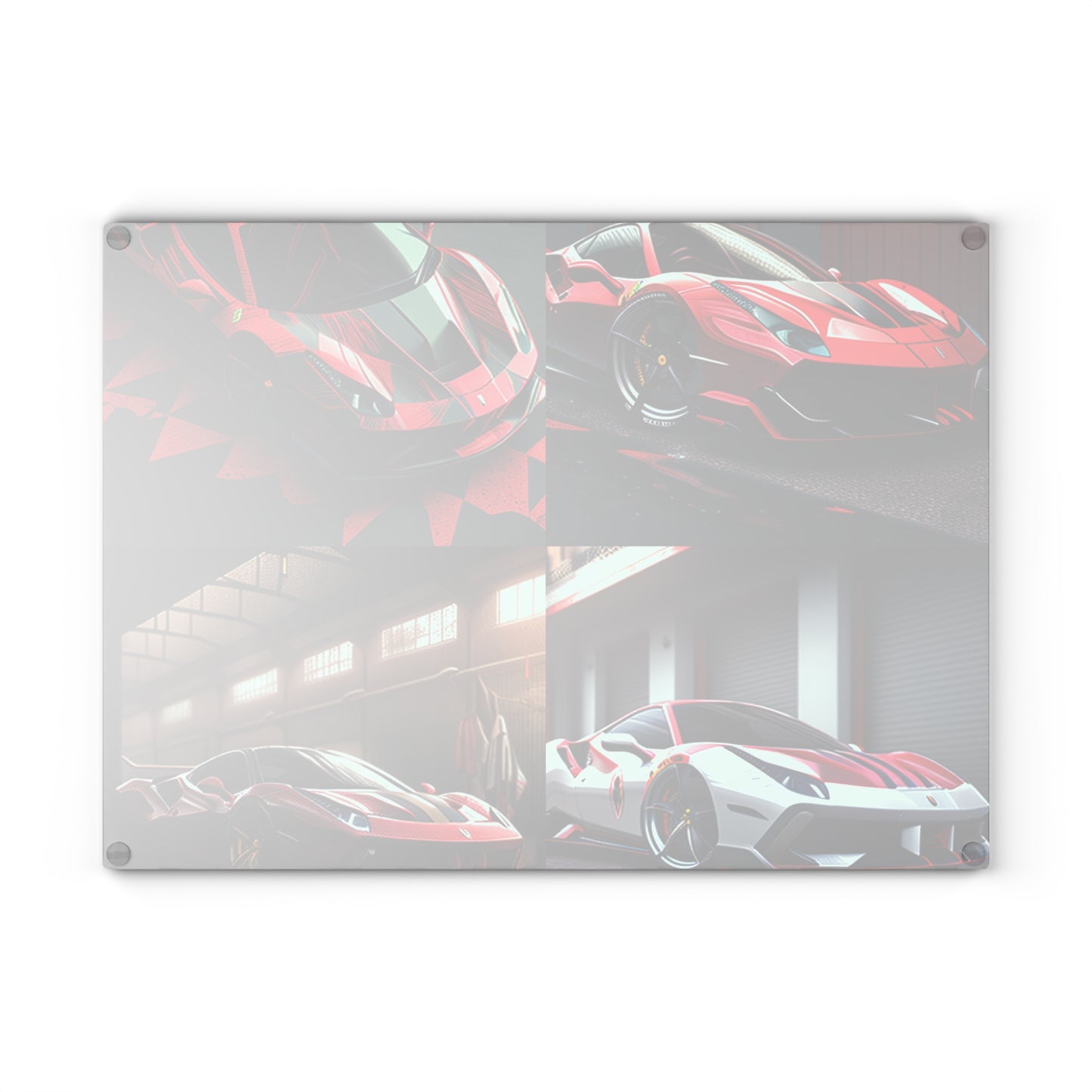 Glass Cutting Board Ferrari Hyper 5