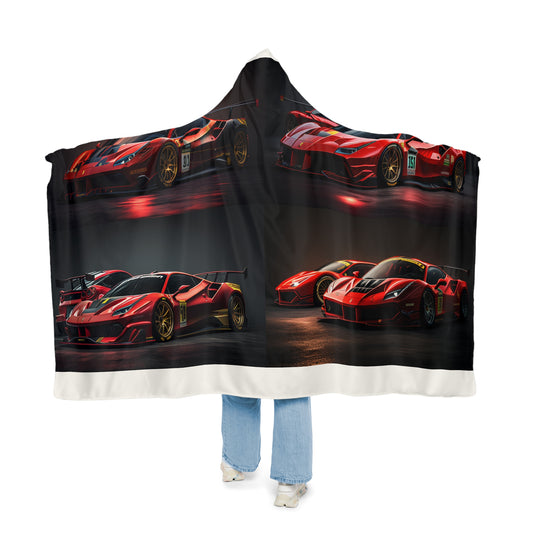 Snuggle Hooded Blanket Ferrari Red 5