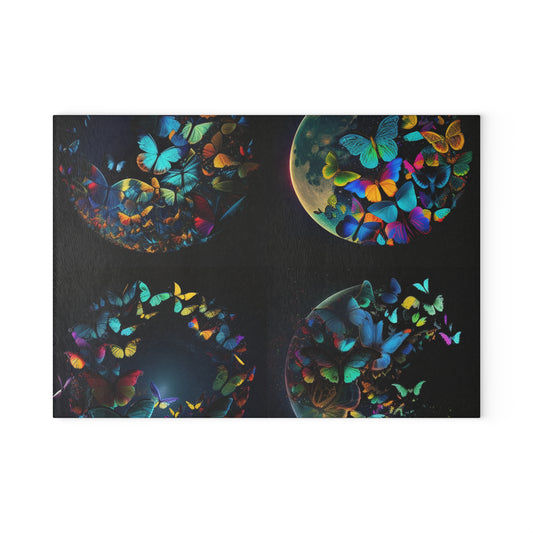 Glass Cutting Board Moon Butterfly 5