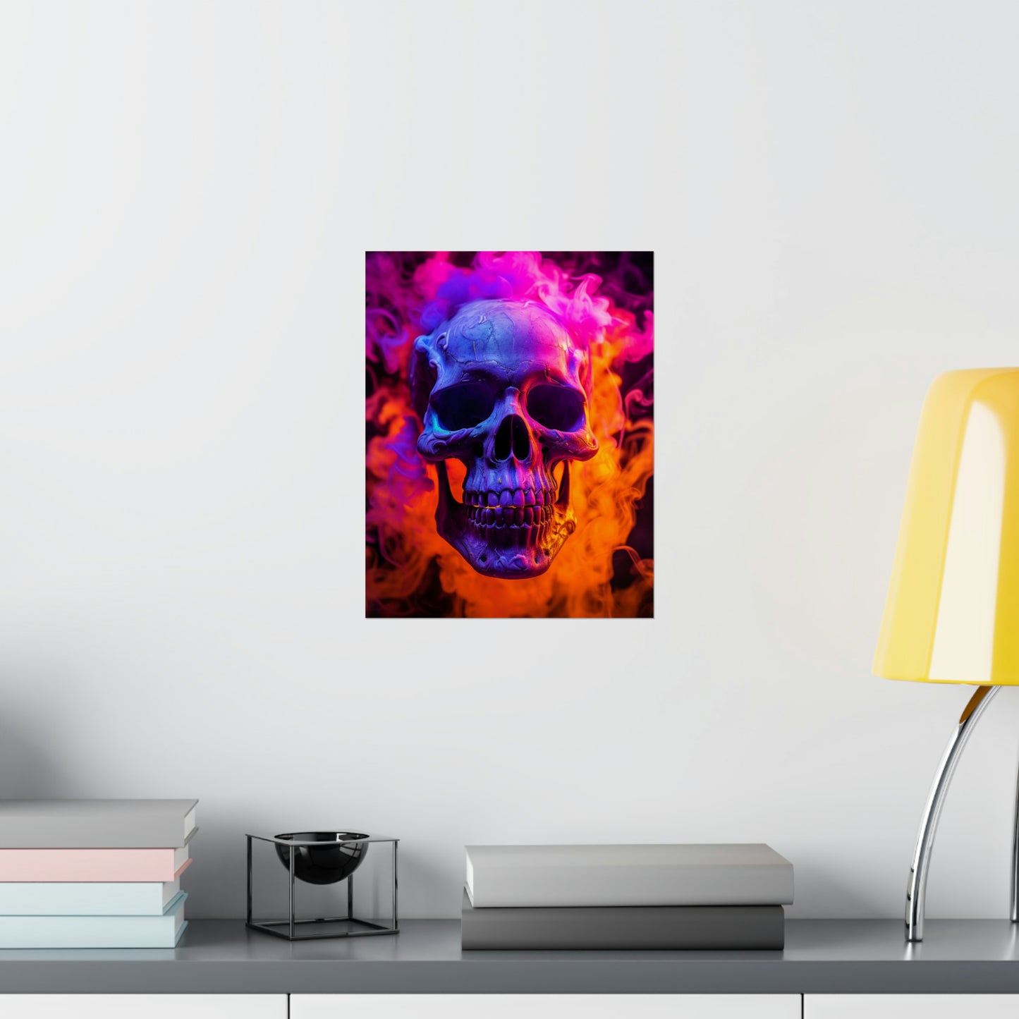 Premium Matte Vertical Posters Macro Skull 4