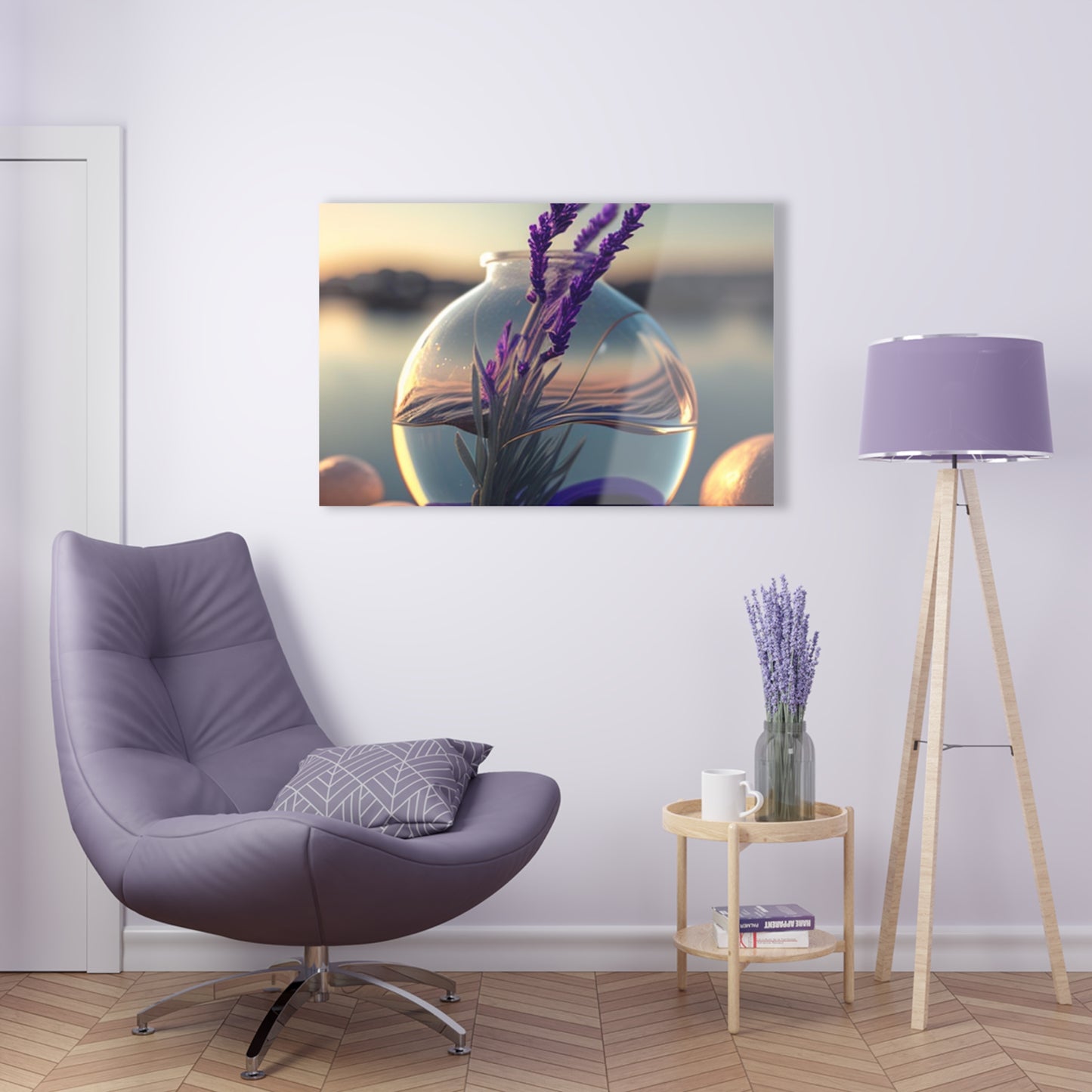 Acrylic Prints Lavender in a vase 3