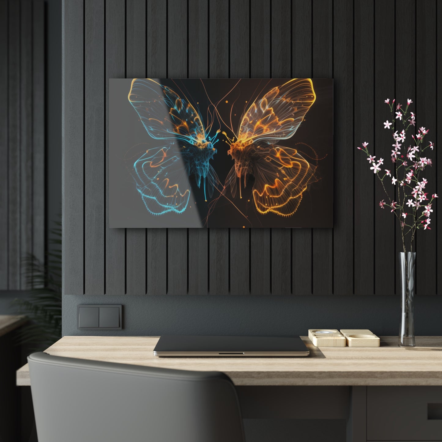 Acrylic Prints Neon Glo Butterfly 1