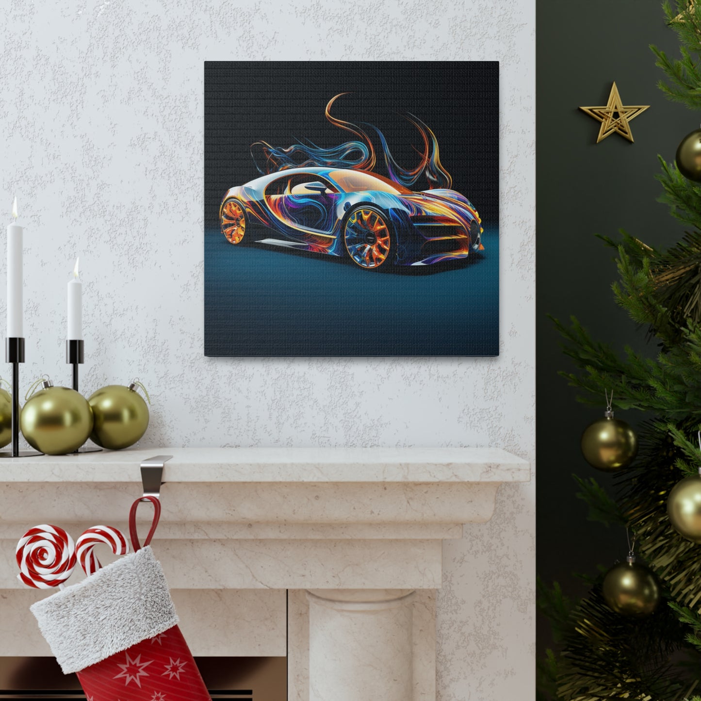 Canvas Gallery Wraps Bugatti Abstract Flair 2