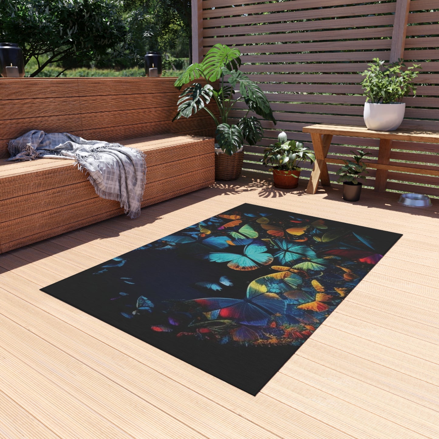 Outdoor Rug  Moon Butterfly 1