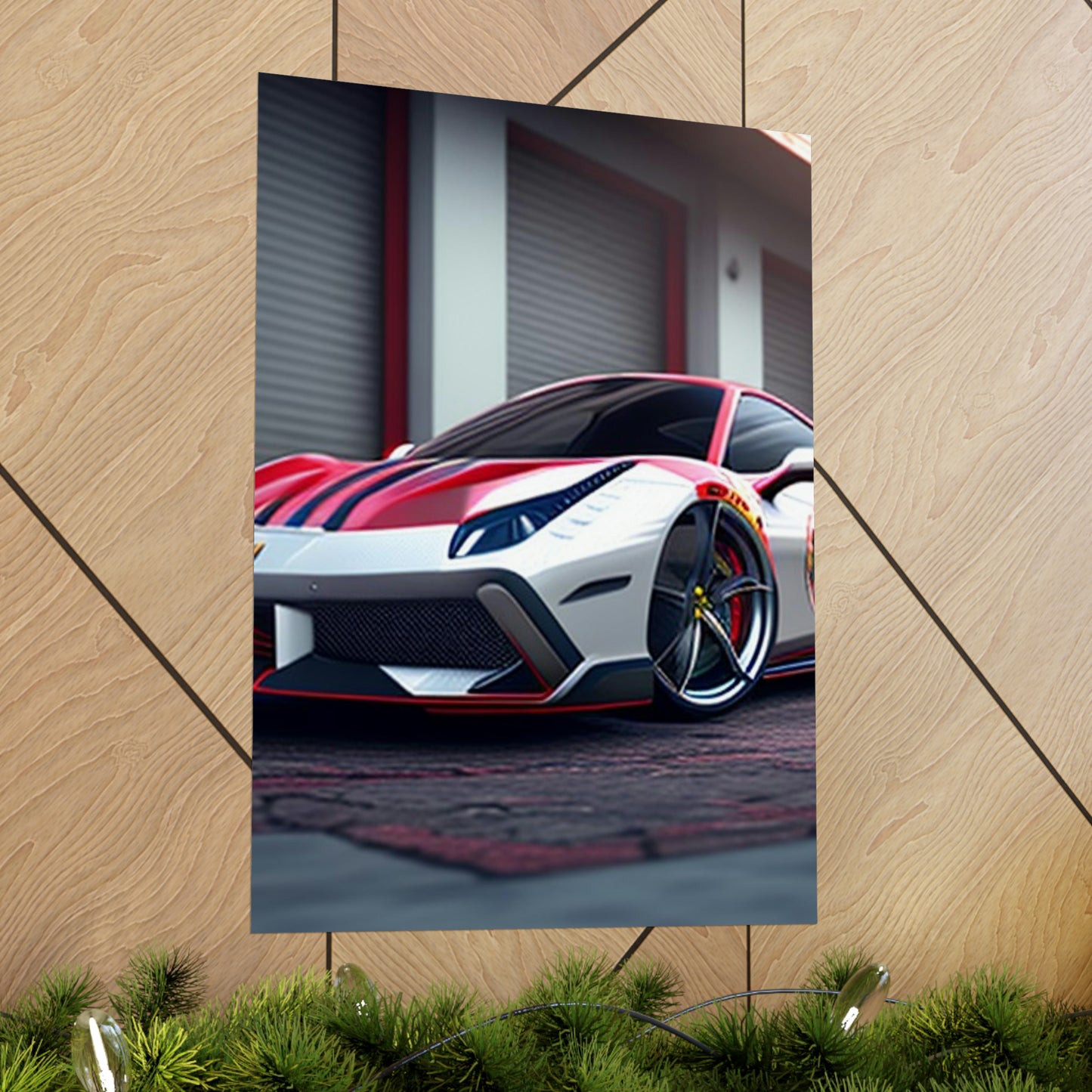 Premium Matte Vertical Posters Ferrari Hyper 3