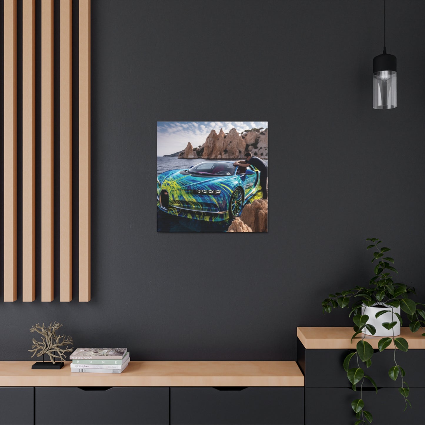 Canvas Gallery Wraps Bugatti Water 1