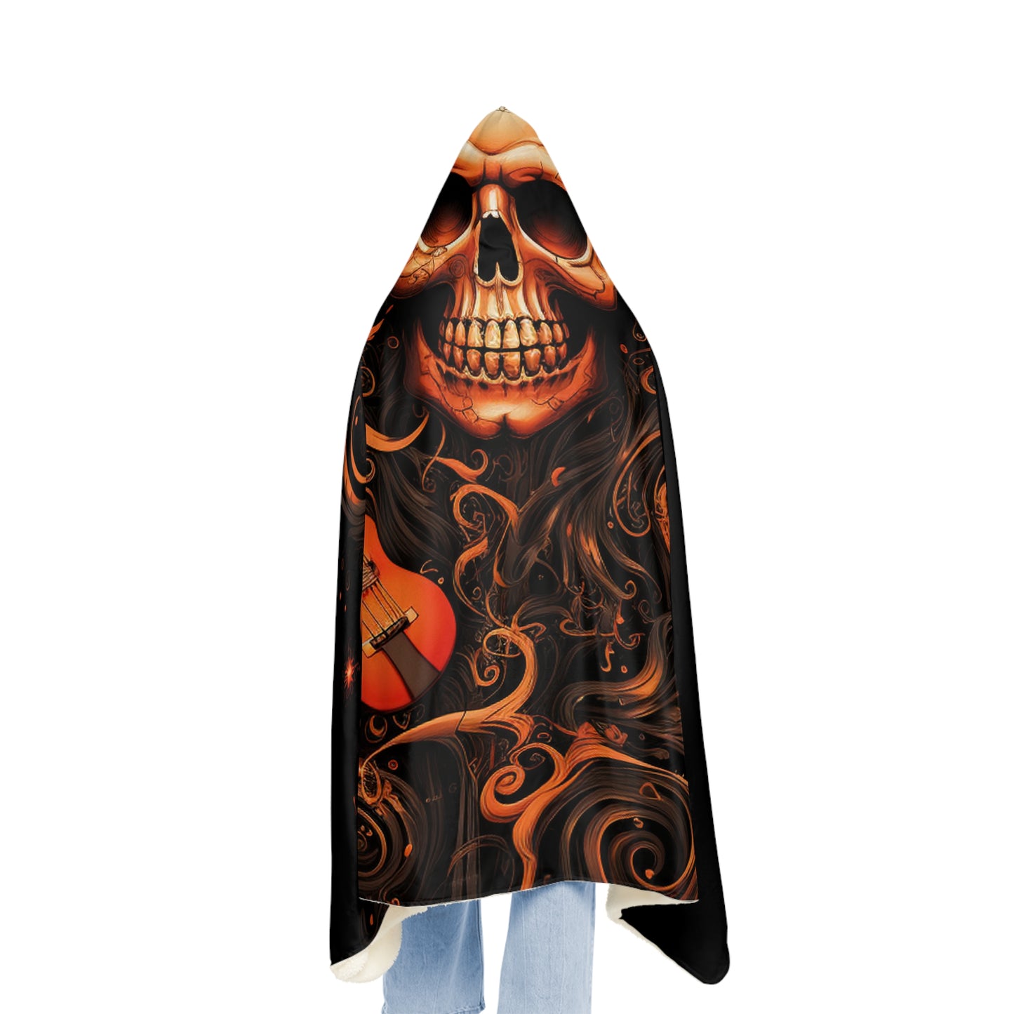 Snuggle Hooded Blanket Skull Treble Clef 4
