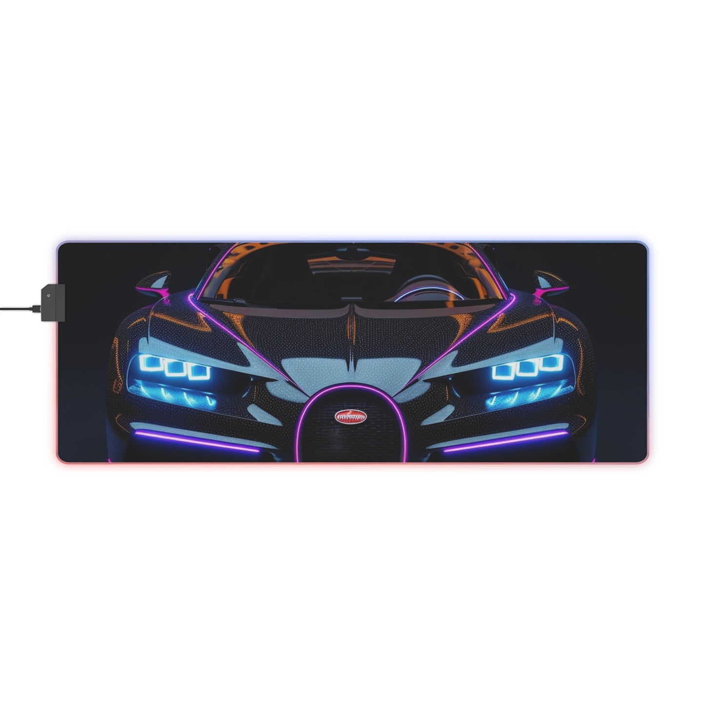 LED Gaming Mouse Pad Hyper Bugatti Chiron 2