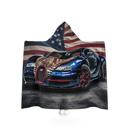 Hooded Blanket Bugatti American Flag 4