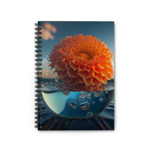 Spiral Notebook - Ruled Line Dahlia Orange 4