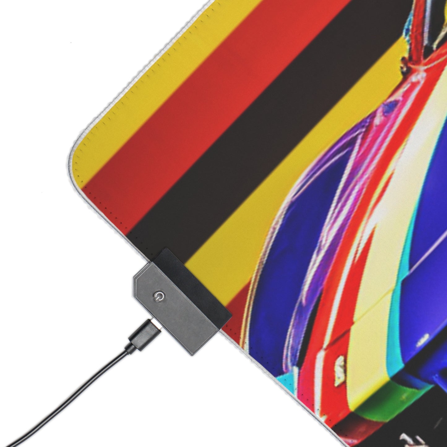 LED Gaming Mouse Pad Hyper Colorfull Ferrari 2