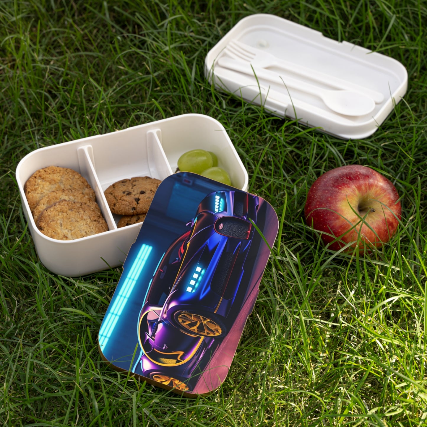 Bento Lunch Box Hyper Bugatti Neon Chiron 4