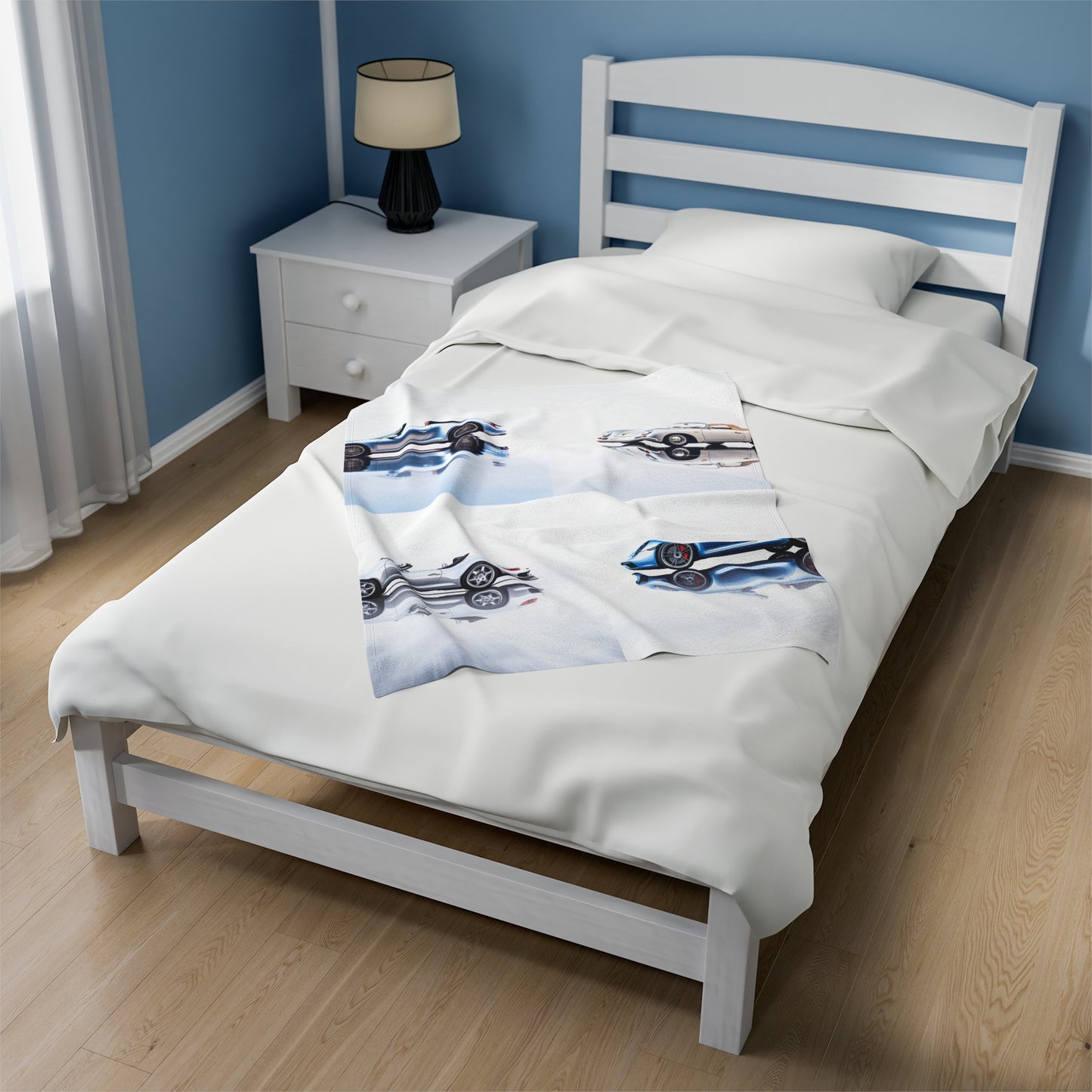 Velveteen Plush Blanket 911 Speedster on water 5