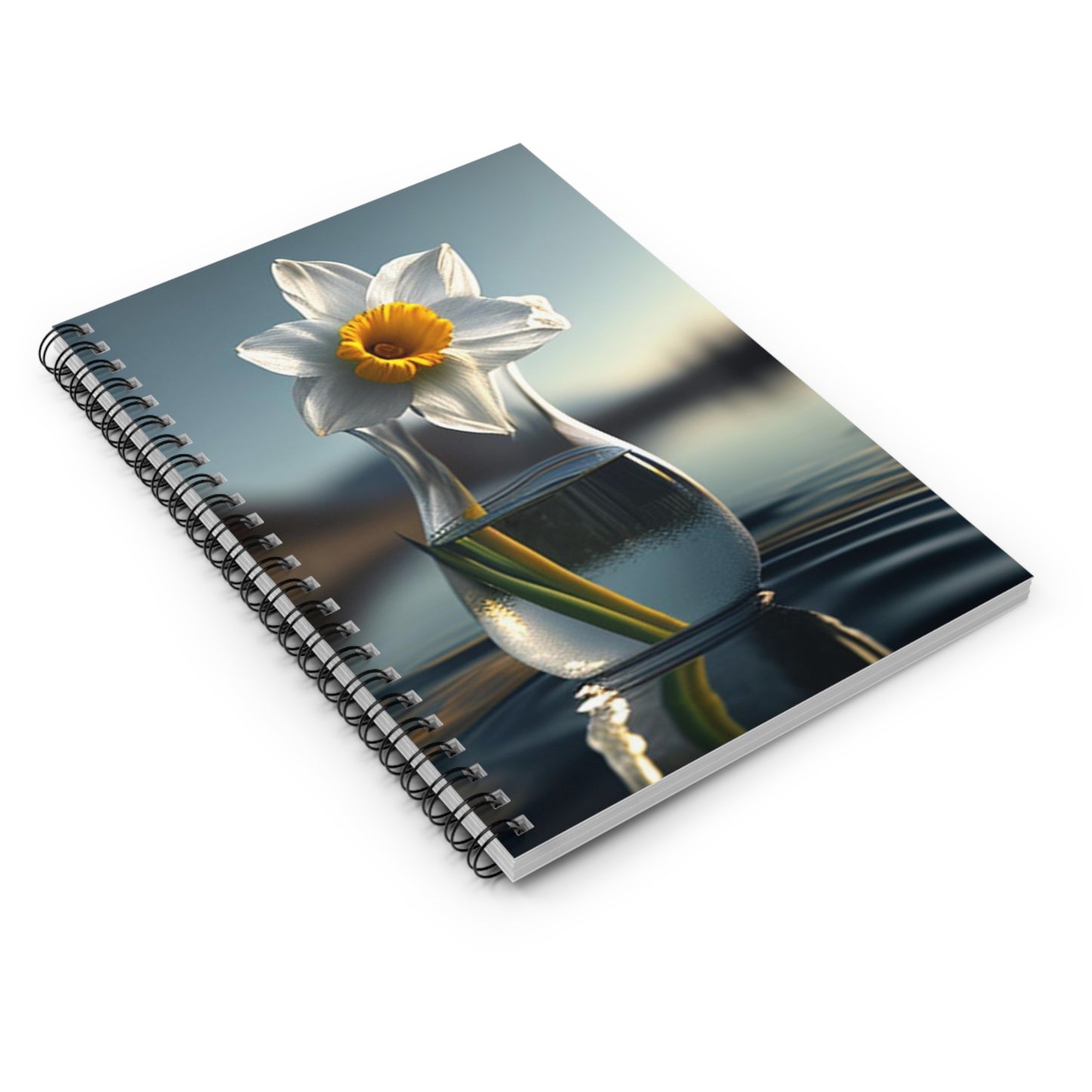 Spiral Notebook - Ruled Line Daffodil 3