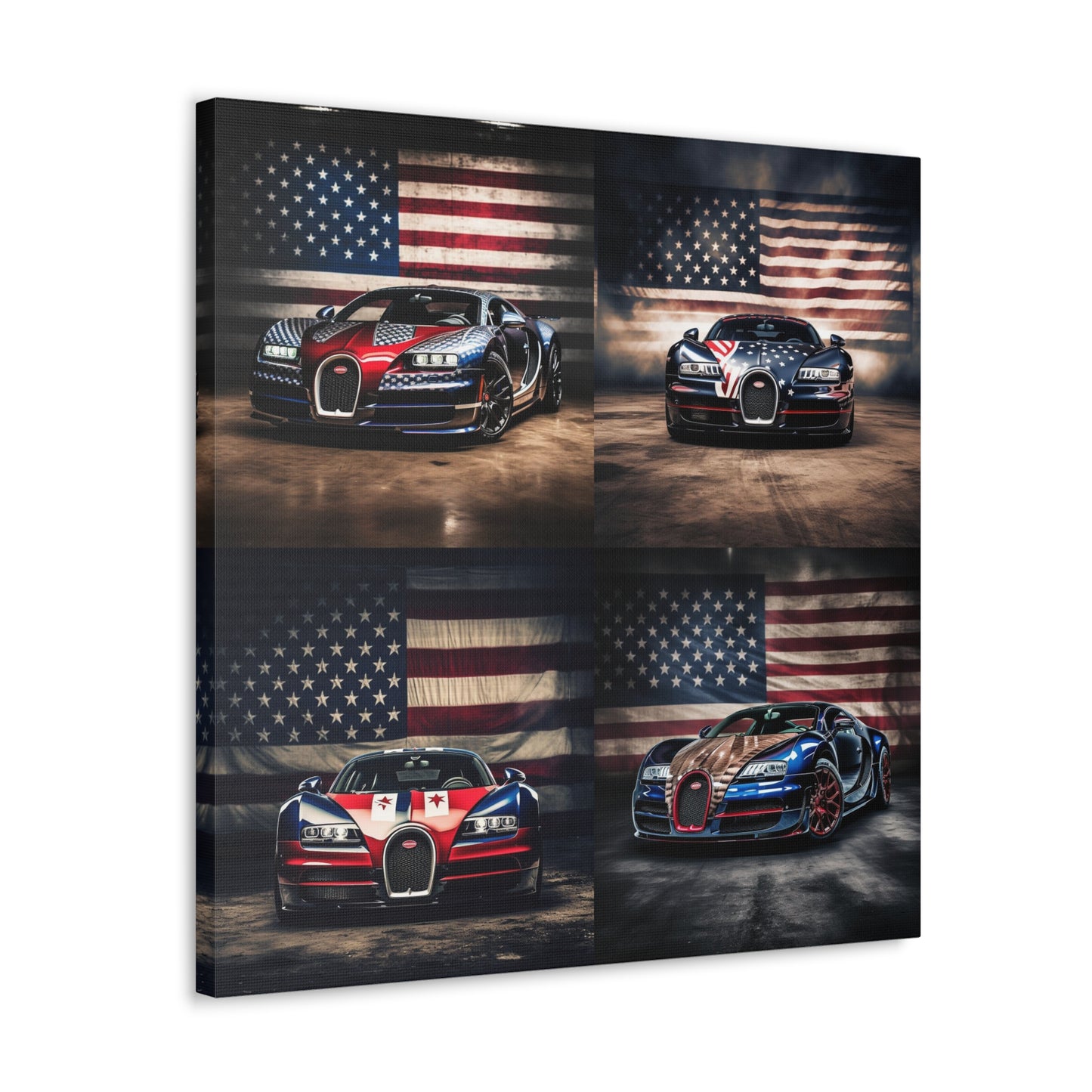 Canvas Gallery Wraps Bugatti American Flag 5