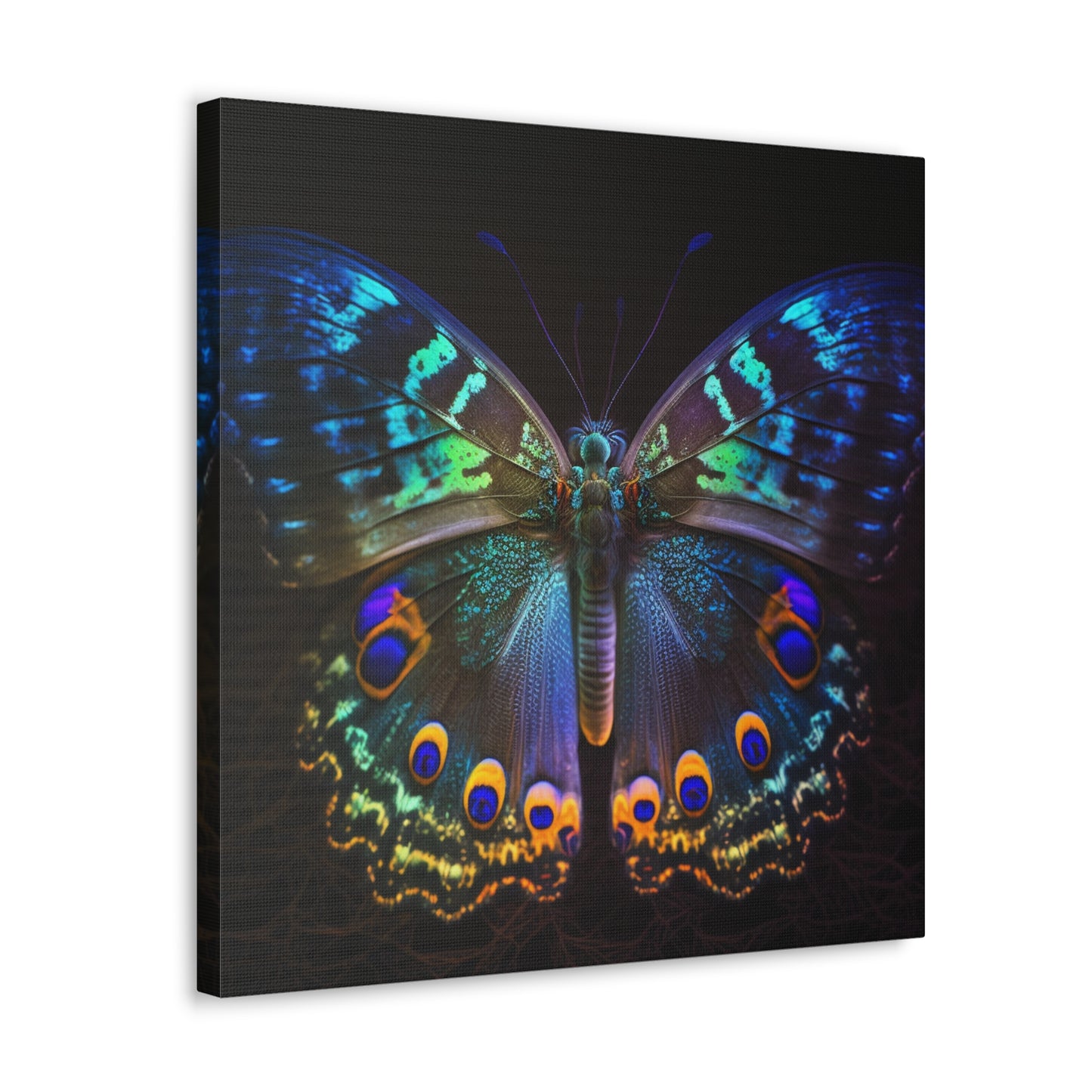 Canvas Gallery Wraps Neon Hue Butterfly 3