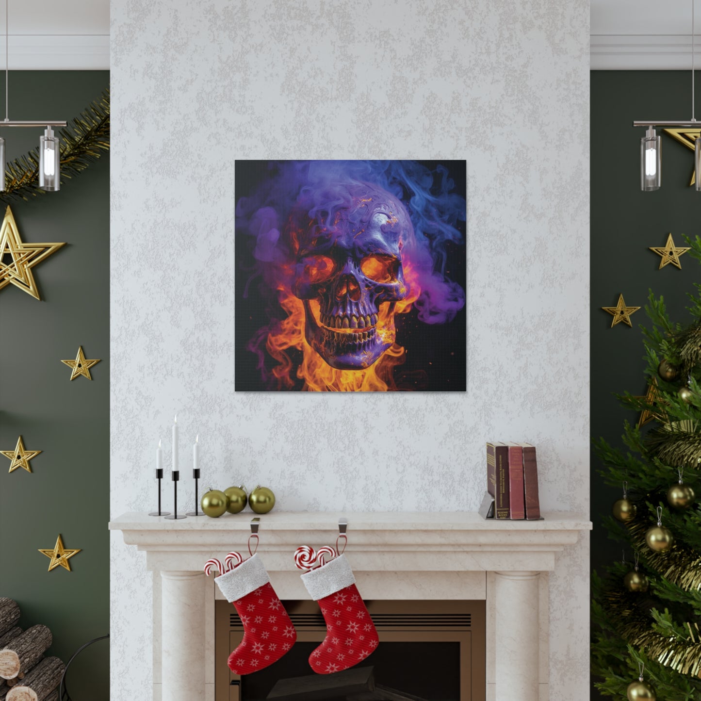 Canvas Gallery Wraps Macro Skull 1