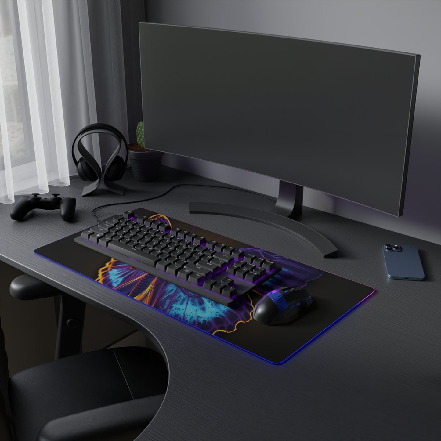 LED Gaming Mouse Pad Thermal Butterfly 4
