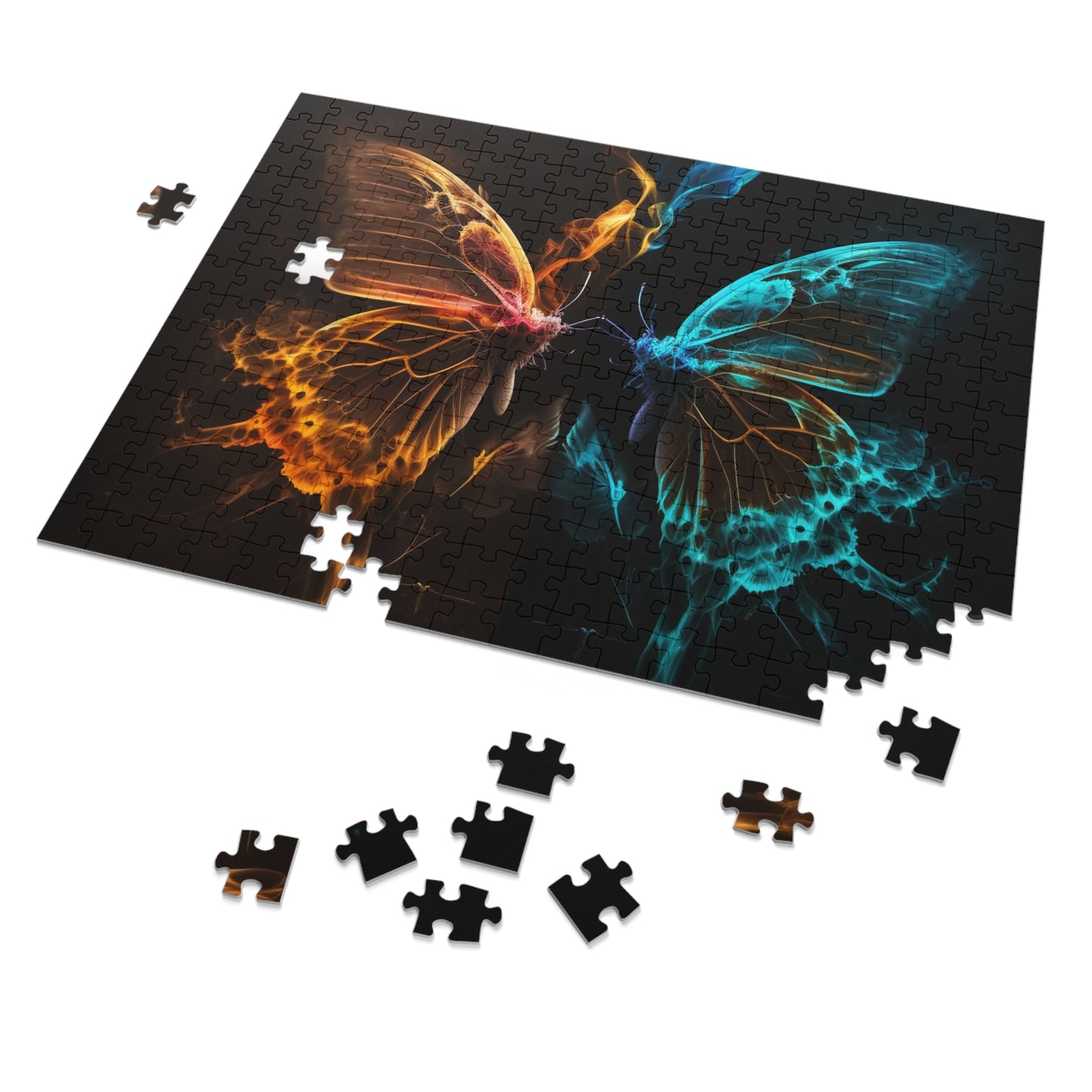 Jigsaw Puzzle (30, 110, 252, 500,1000-Piece) Kiss Neon Butterfly 10
