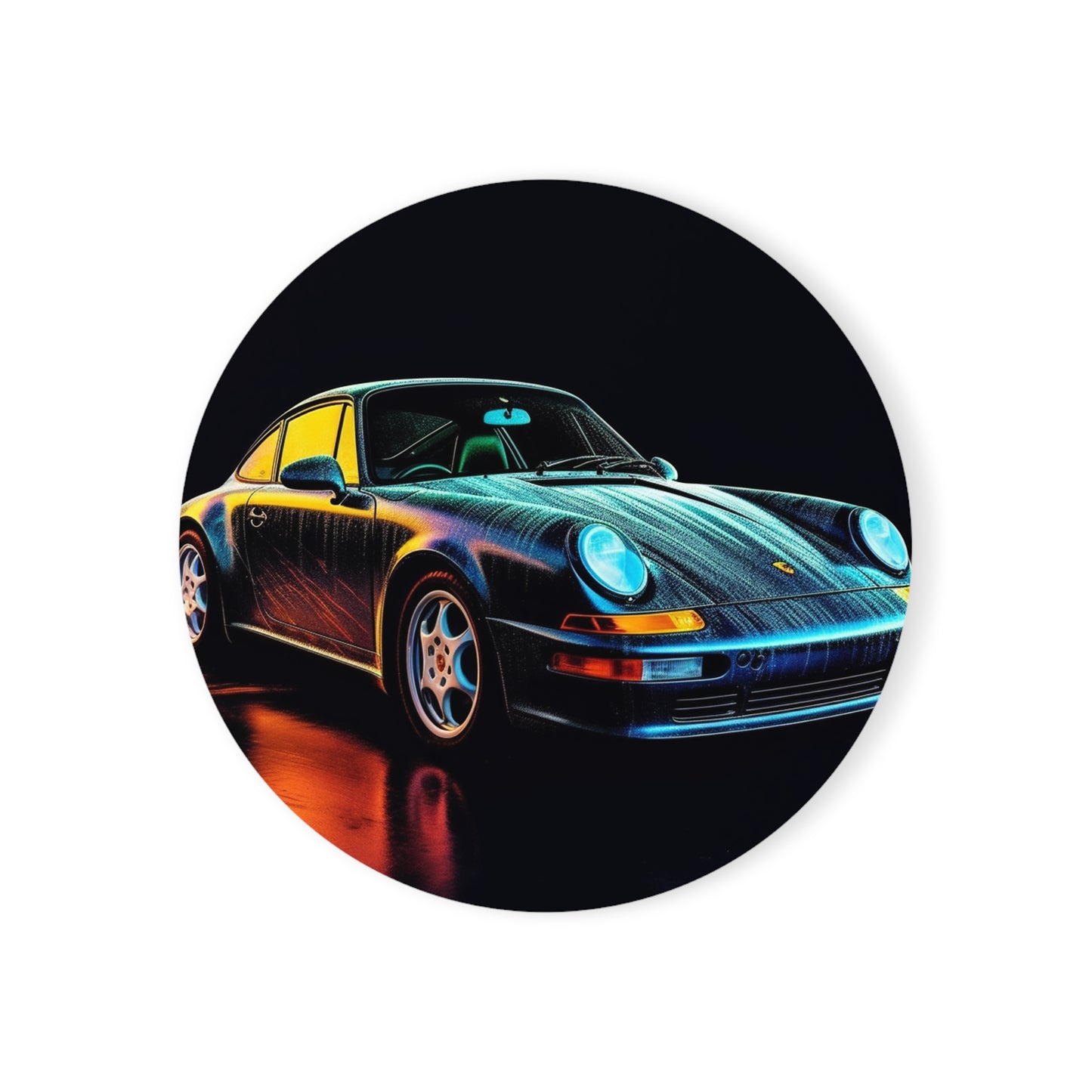 Cork Back Coaster Porsche 933 3