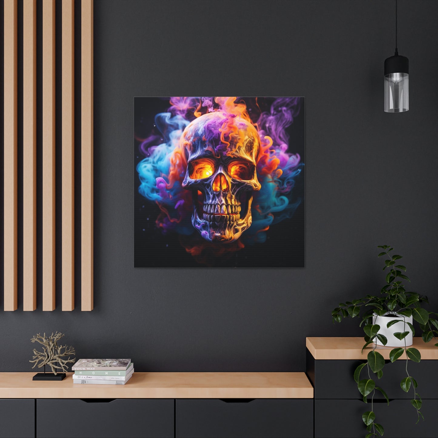 Canvas Gallery Wraps Macro Skull 2