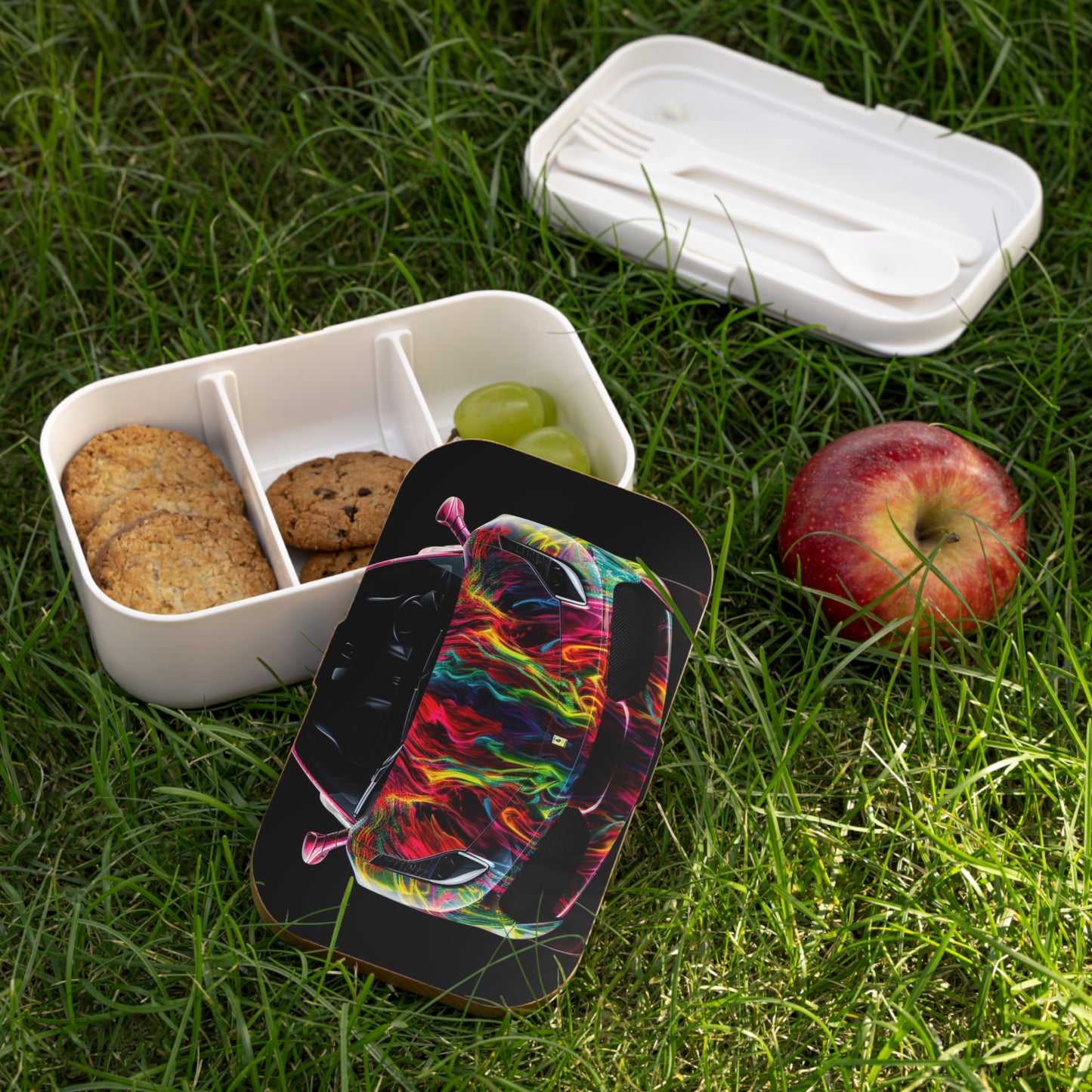 Bento Lunch Box Ferrari Color 1