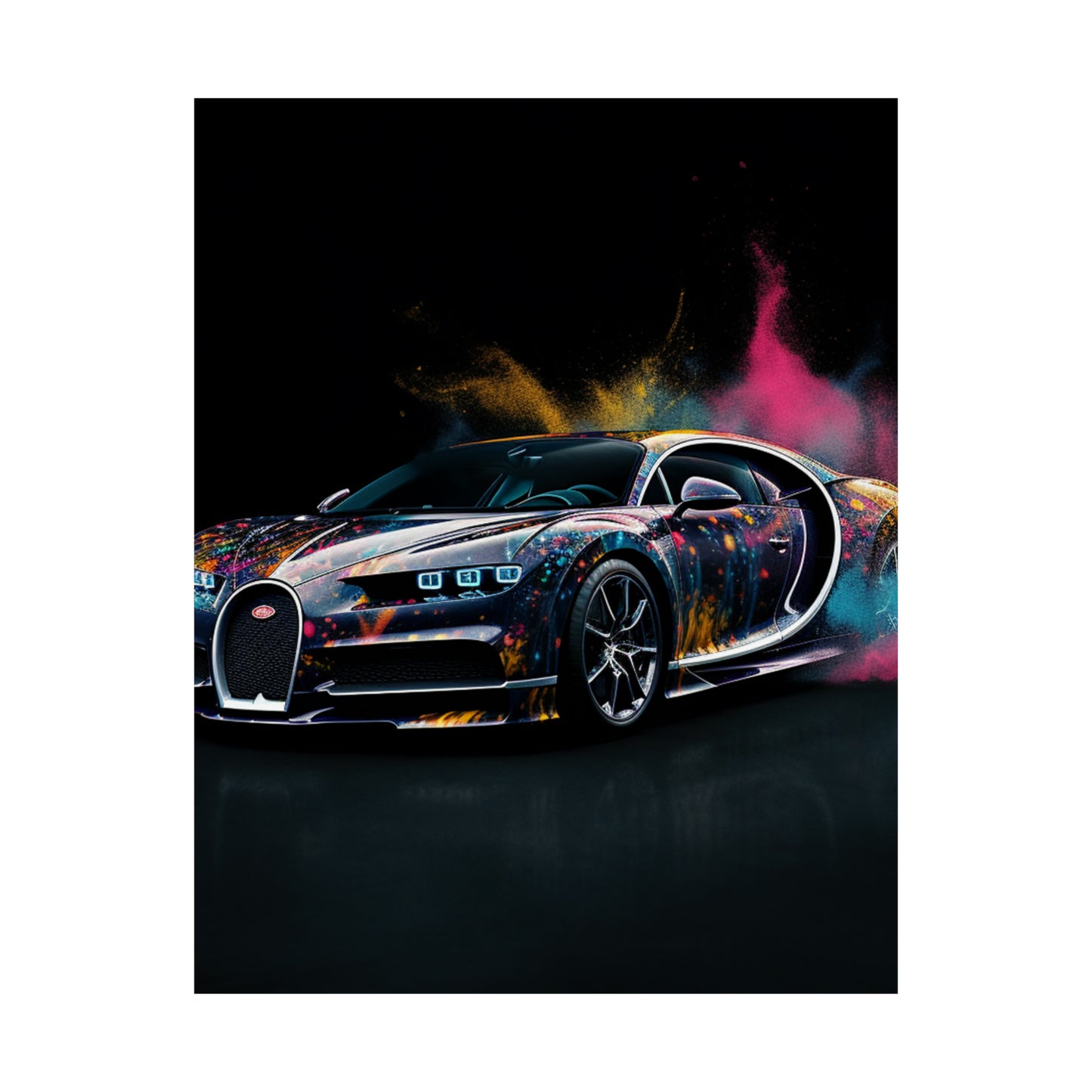 Premium Matte Vertical Posters Hyper Bugatti 4