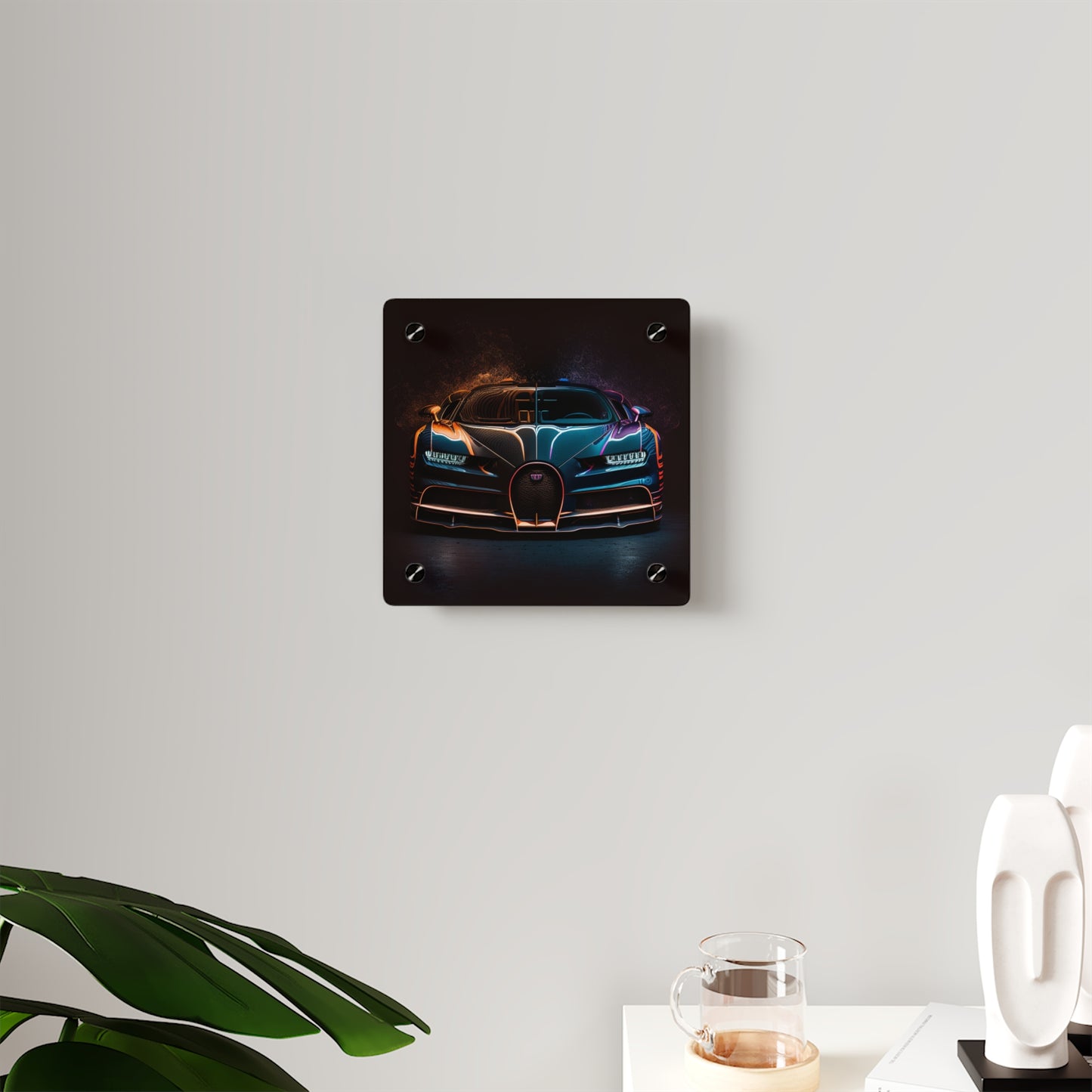 Acrylic Wall Art Panels Bugatti Chiron Super 3