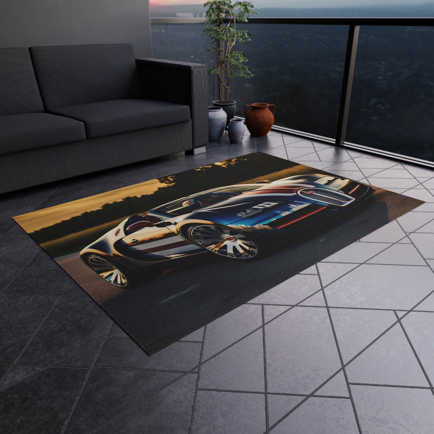 Outdoor Rug  Bugatti Flag American 3