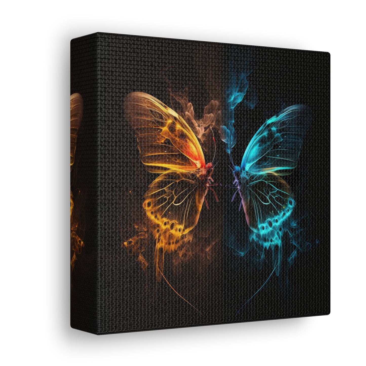 Canvas Gallery Wraps Kiss Neon Butterfly 8