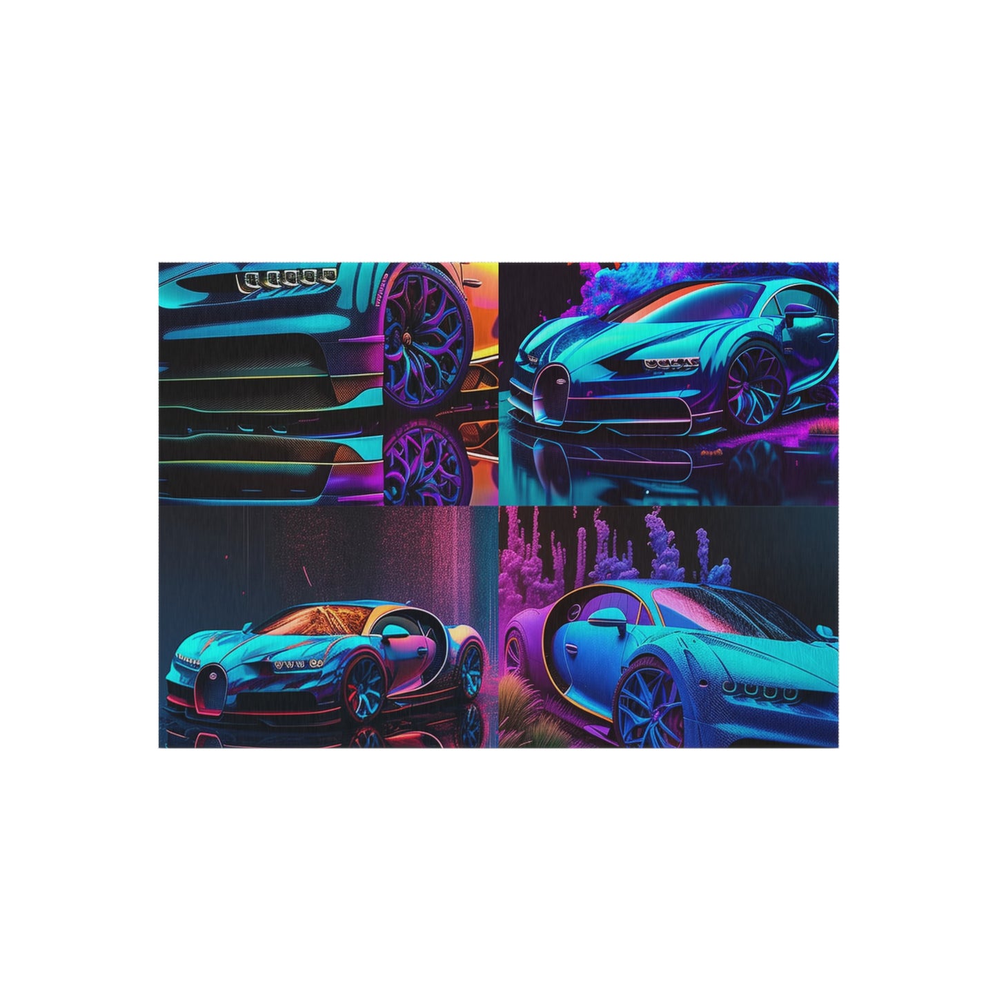 Outdoor Rug  Bugatti Neon Chiron 5