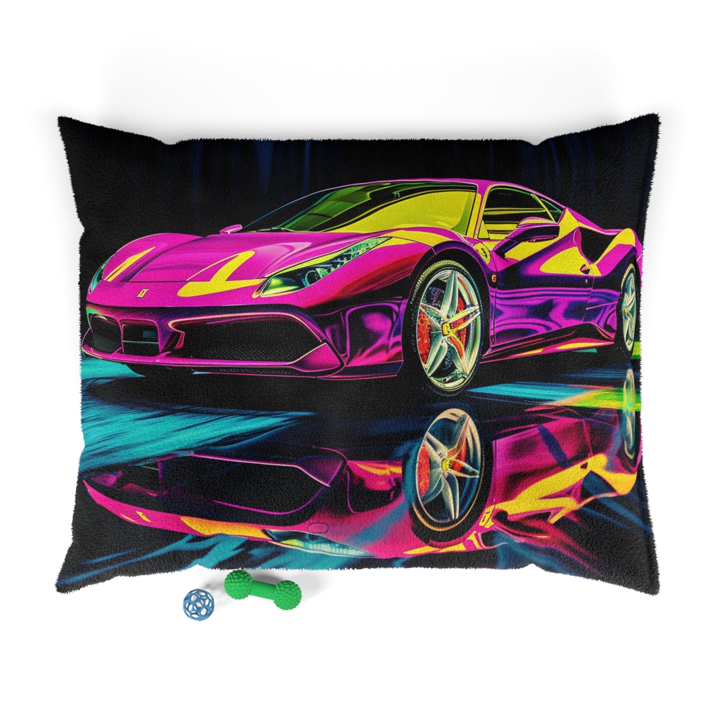 Pet Bed Pink Ferrari Macro 3