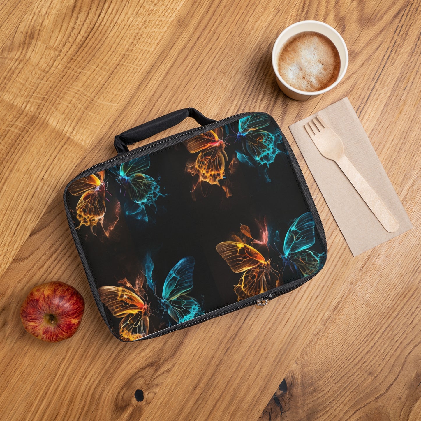 Lunch Bag Kiss Neon Butterfly 5