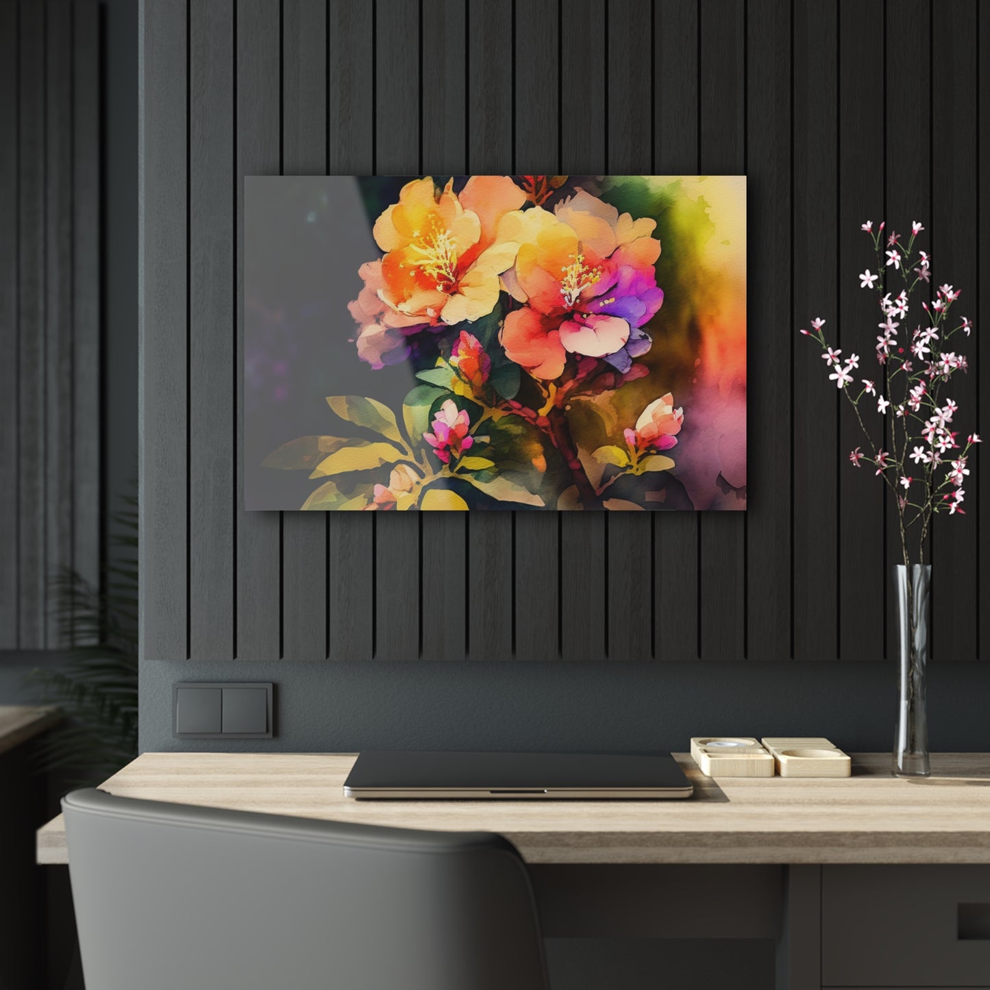 Acrylic Prints Bright Spring Flowers 2