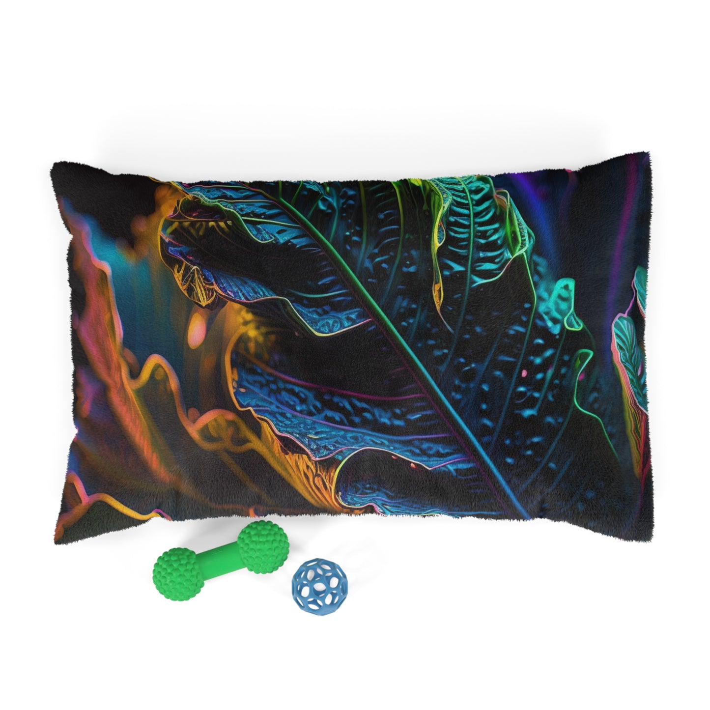 Pet Bed Florescent Skull Death 4