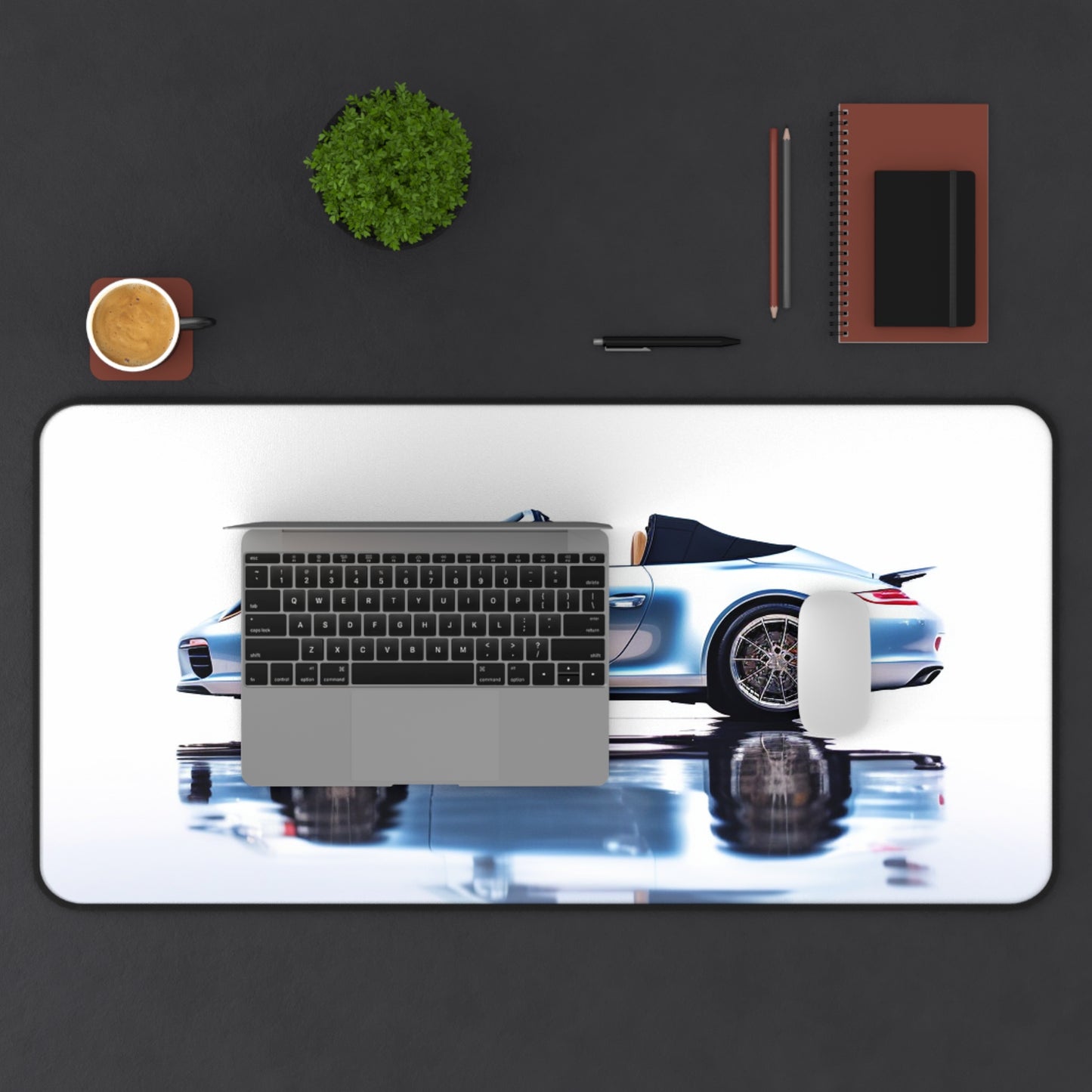 Desk Mat 911 Speedster on water 1