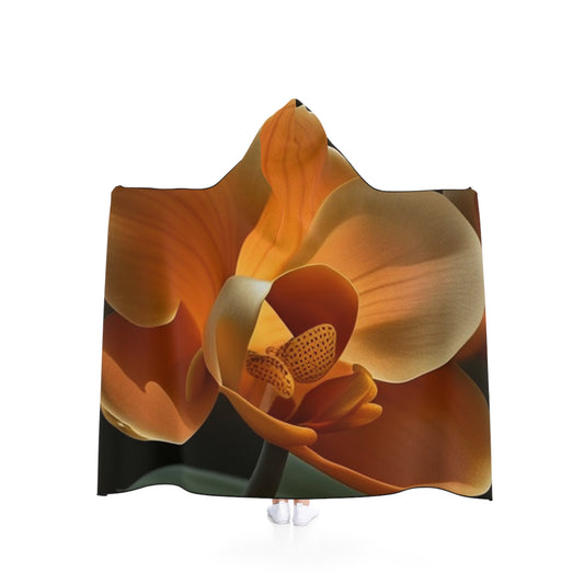 Hooded Blanket Orange Orchid 4